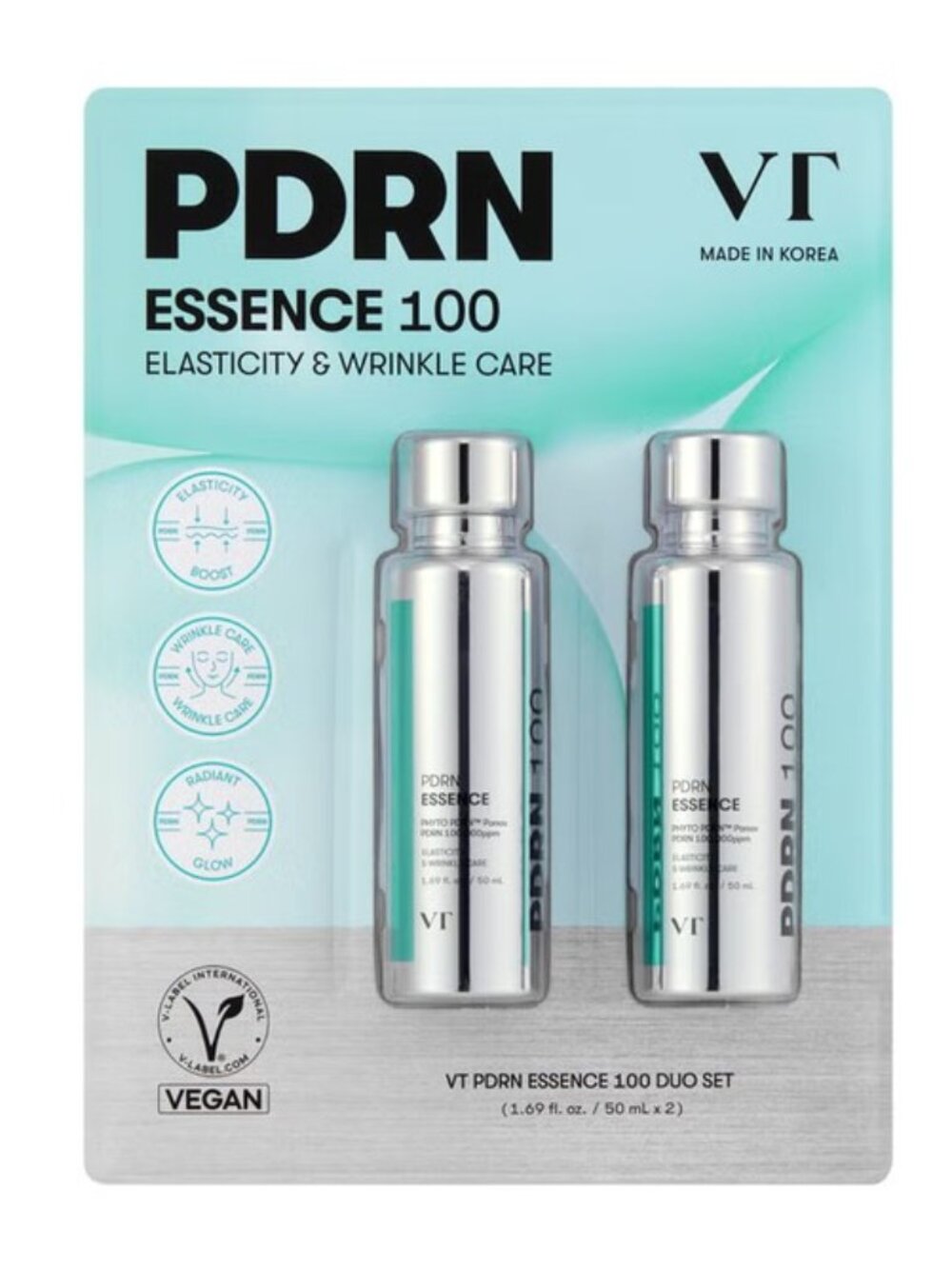 VT PDRN Essence 100, 1.69 fl oz, 2-pack NEW